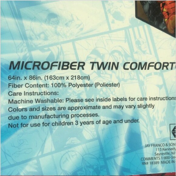 Marvel Avengers TWIN Comforter IronMan, Capt America, Incredible Hulk, S… - Picture 6 of 10